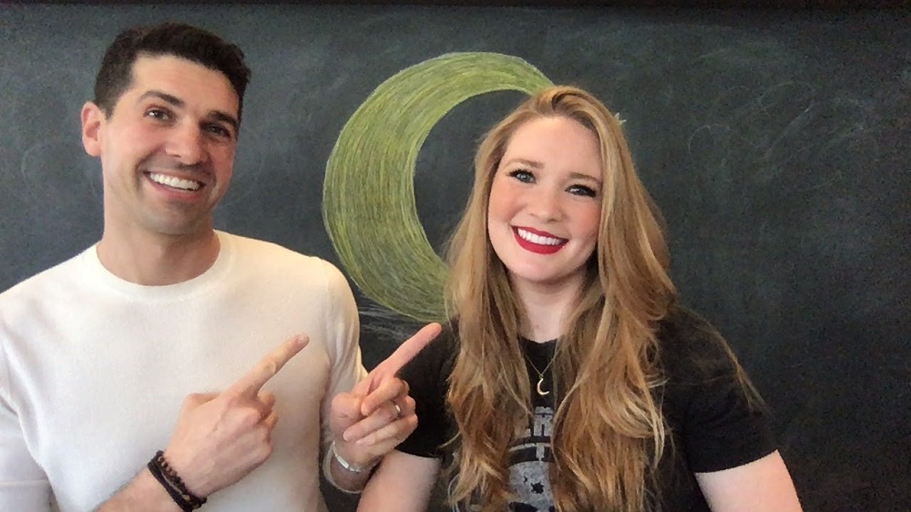 Sarah J. Maas and her husband